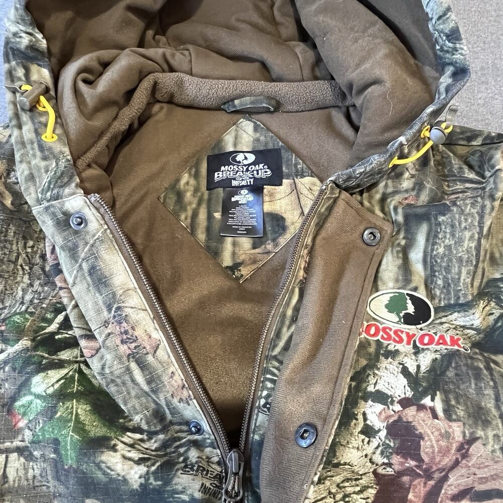 Mossy Oak Break Up Infinity Camo Full Zip Jacket Size Large - Picture 5 of 7